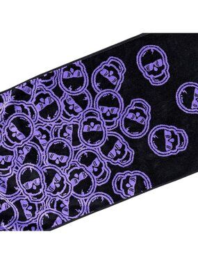 Swag Golf Towel Falling Skull Black Purple Cotton 40 by 17
